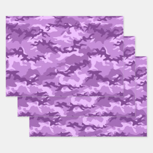 Feuilles de papier d'enveloppement de camouflage v