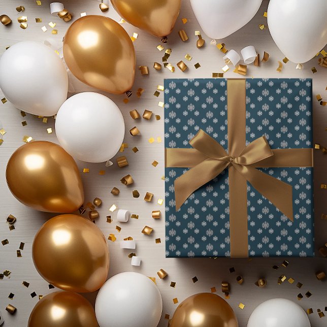 Feuilles de papier d'enveloppement de flocons de n (Créateur téléchargé)