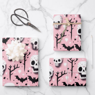 Feuilles de papier d'enveloppement de Helloween ro