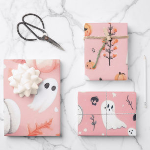 Feuilles de papier d'enveloppement de Helloween ro