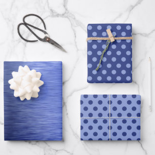 Feuilles de papier d'enveloppement de Noël à point
