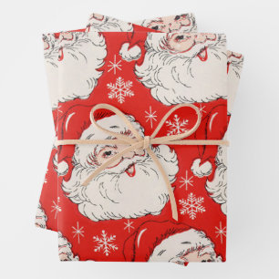 Feuilles de papier d'enveloppement de Noël très vi