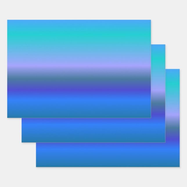 Feuilles de papier d'enveloppement de paon (Lot)