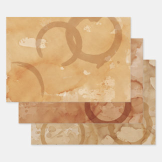 Feuilles de papier d'enveloppement de taches de ca