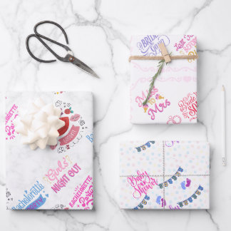 Feuilles de papier enveloppant de l'emballage de l