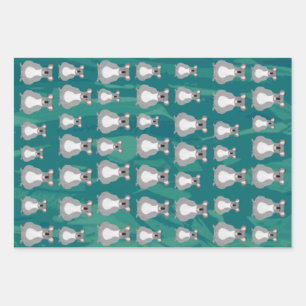 Feuilles de papier enveloppant Koalas