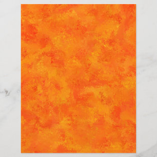 Feuilles de papier Motif Abstraites orange