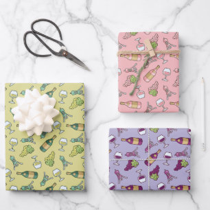 Feuilles de papier pour Motif à vin