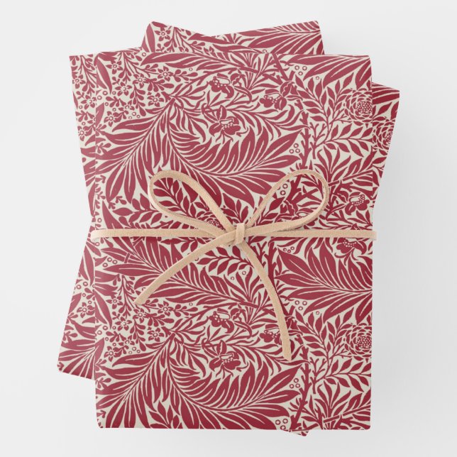 Feuilles de papier William Morris (En situation)