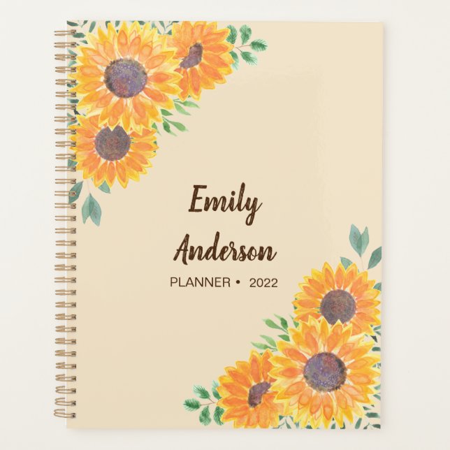 Feuilles de tournesols personnalisés (Devant)