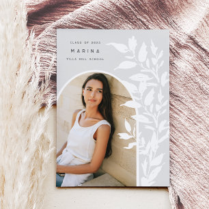 Feuilles délicats   Faire-part d'obtention d'une l