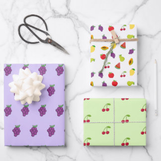 Feuilles d'emballage de fruits frais