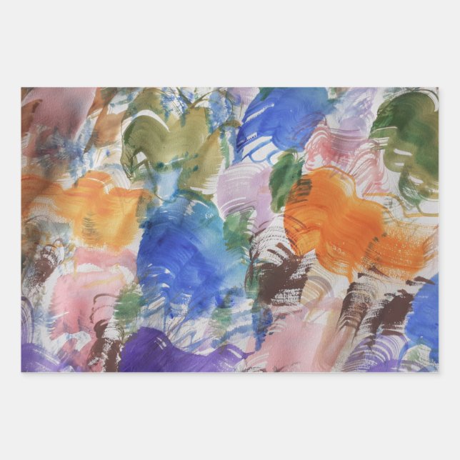 Feuilles d'enveloppement de couleur (Devant)