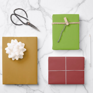 Feuilles d'enveloppement minimaliste d'automne