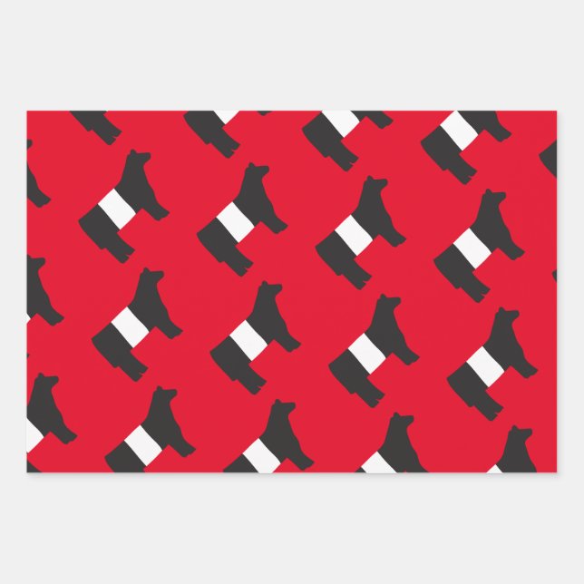 Feuilles d'enveloppes-cadeaux Beltie, Beltie Gallo (Devant 3)