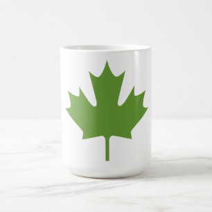 feuilles d'érable colorés - tasses