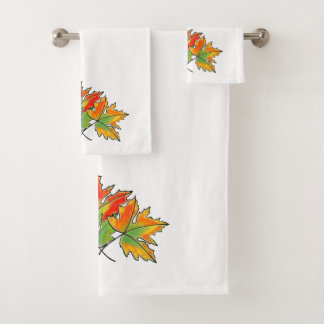 Feuilles d'érable multicolores