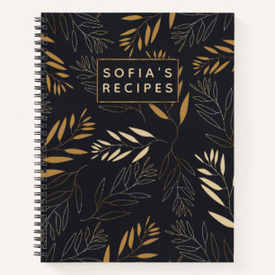 Feuilles d'or Blank propre recette de livre de cui