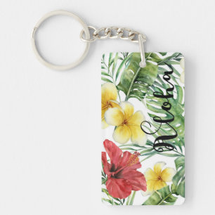 Feuilles et fleurs botaniques tropicales Floral Al