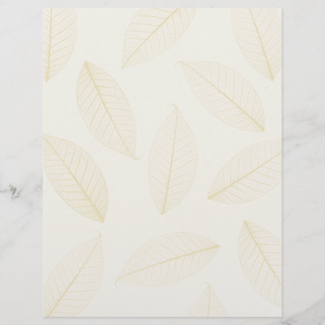 Feuilles et paille (Devant)