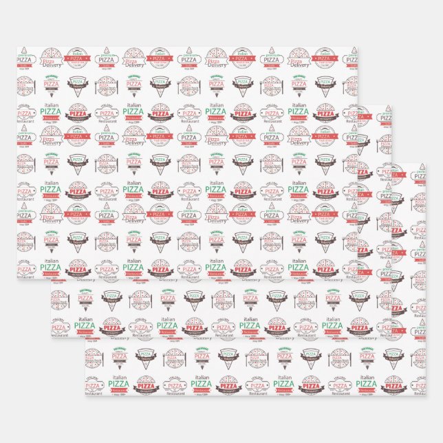 Feuilles papier d'enveloppement de collection de p (Lot)