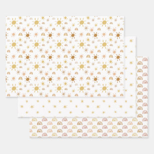 Feuilles papier d'enveloppement Sunshine Jaune et 