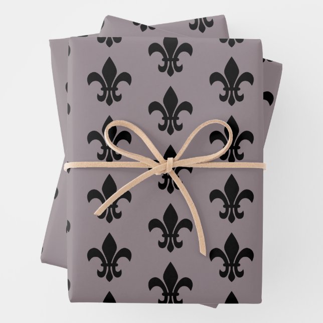 Feuilles Papier Fleur De Lis (En situation)