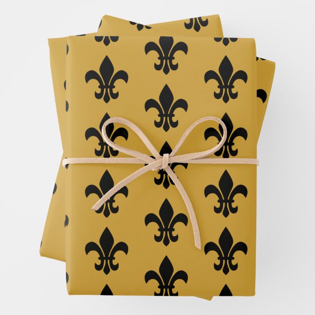 Feuilles Papier Fleur De Lis (En situation)