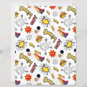 Feuilles papier Motif comique