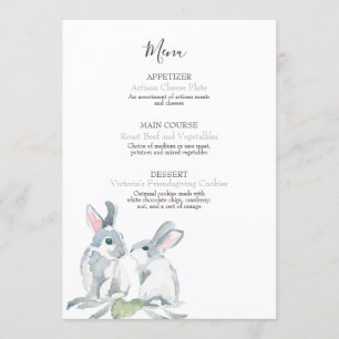 Feuilles Peintes et Menu Lapin de Forêt à l'Aquare