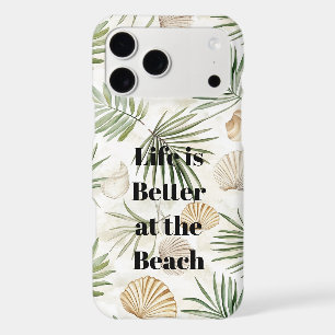 Feuilles Tropicales Coquillages de Plage