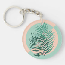 feuilles tropicaux de palmiers (turquoise et brous
