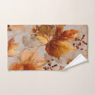 Feuilles vintages d'automne