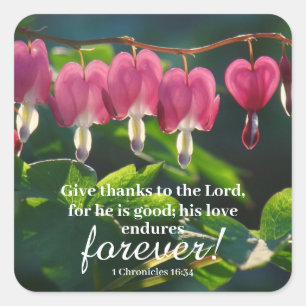 Feuillet autocollant "Son Amour Endures Forever"