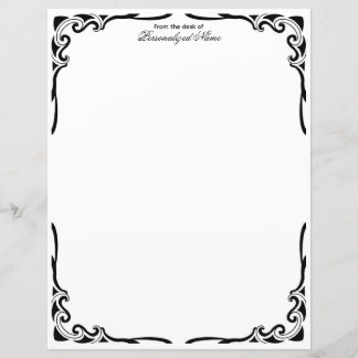 Feuillet de papier non doublé Danse ornementale