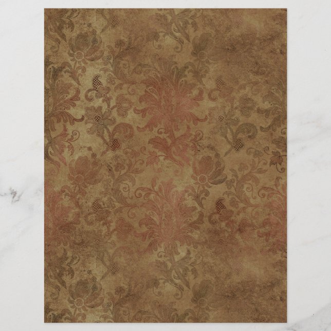 Feuillet papier à papier pour album gothique éffra (Devant)