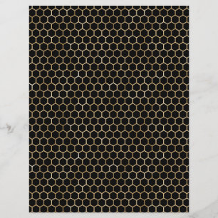 Feuillet papier peigné de peigne de miel