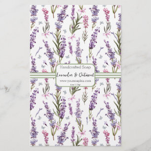 Feuillet papier Sage & Lavendar Soap