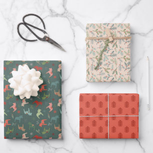Feuillets de papier pour Dala de Noël nordique