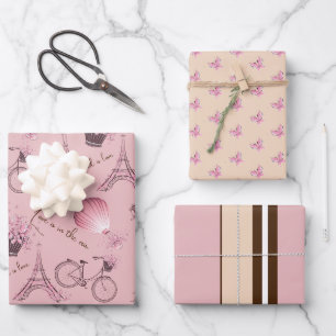 Feuillets Papier D'Enveloppement De Printemps Pari