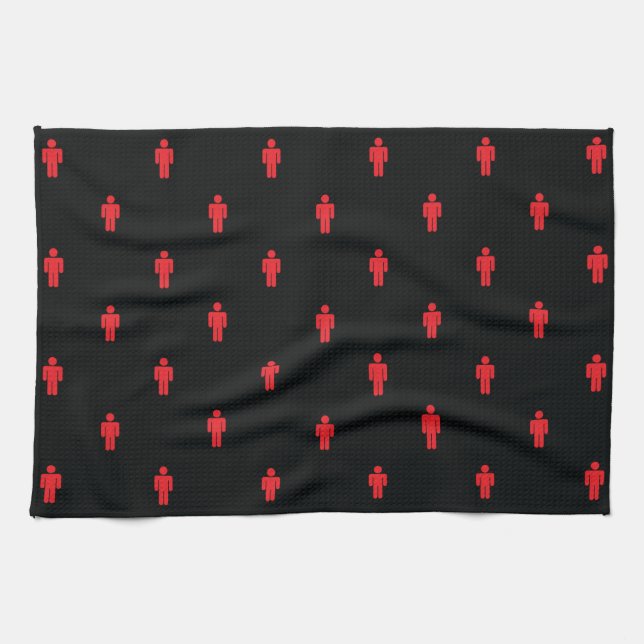 Feux de circulation Homme serviette de cuisine (Horizontal)