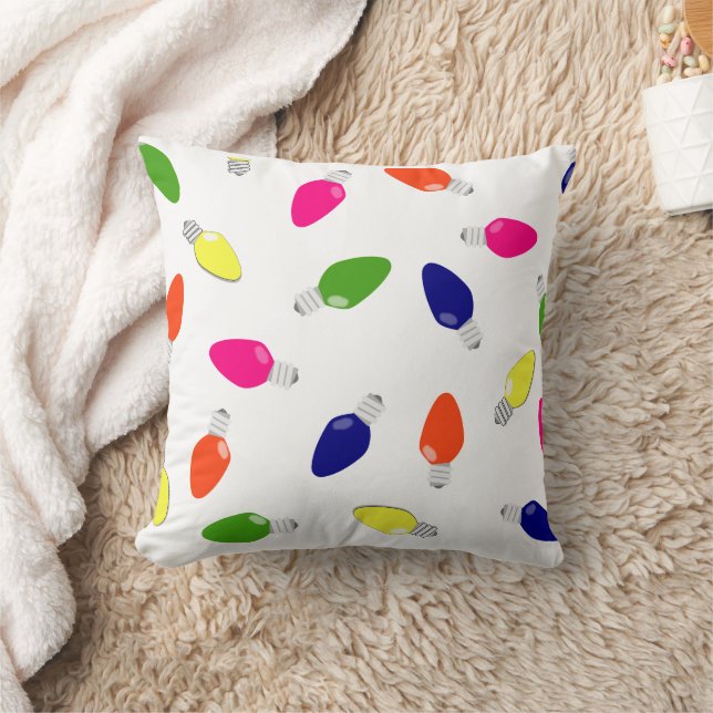 Feux de Noël - Coussin (Couverture)