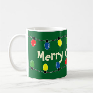Feux de Noël personnalisées décoration café tasse