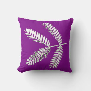 Fever Tree Leaves Branch Cushion Throw Pillow