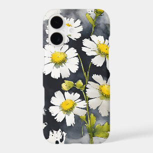 Feverfew - Fleurs aquarelle