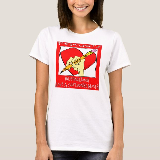 Février : Amour international un T-shirt de (Devant)