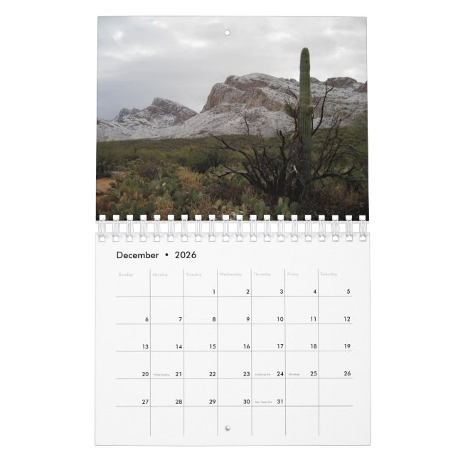 Février-janvier 2019 calendrier (Dec 2026)