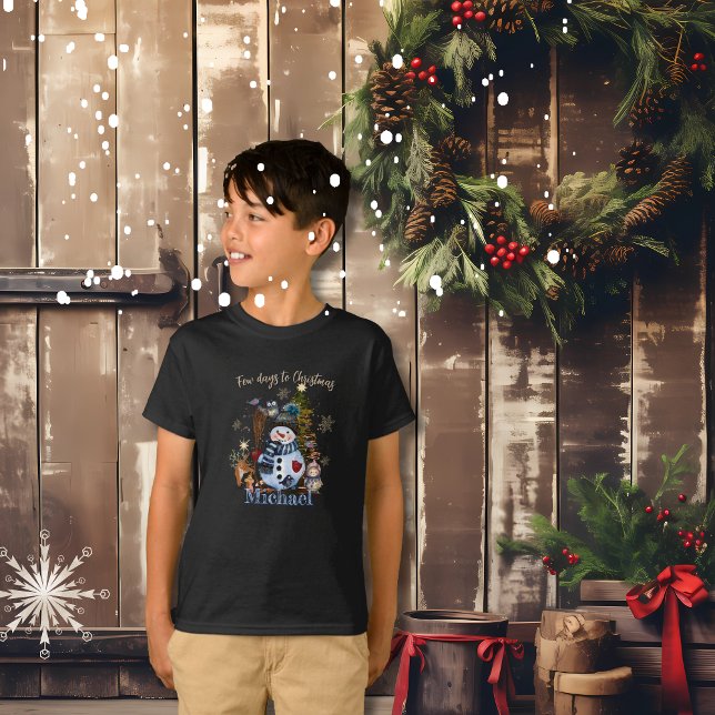 Few days to Christmas custom T-Shirt (Few days to Christmas custom T-Shirt)