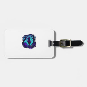 Fey Gothic Emo Goblincore Aesthetic Forest Graphi Luggage Tag