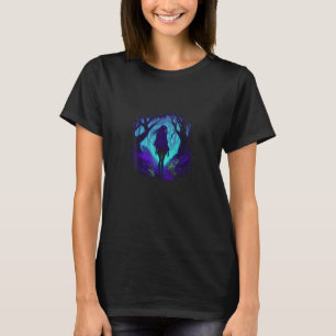 Fey Gothic Emo Goblincore Aesthetic  Forest Graphi T-Shirt